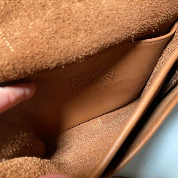 Coach Vintage 5130 Station Leather Crossbody Bag Purse Light Brown - Picture 12 of 16